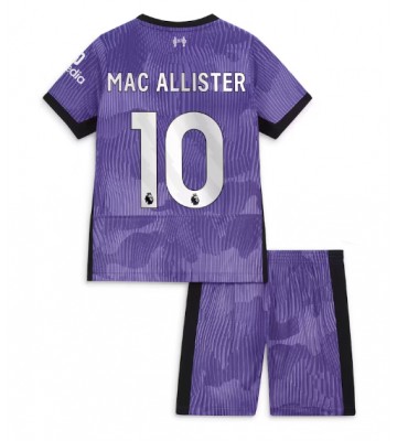 Liverpool Alexis Mac Allister #10 Tredje Kläder Barn 2023-24 Kortärmad (+ Korta byxor)